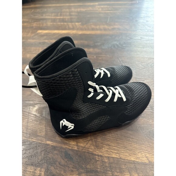 Venus Contender Boxing Shoes Black White Men 11  EU 44.5 New main image 4
